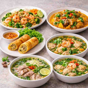 SET-3A. Dinner for 3 — Set A