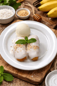 D1 Deep-Fried Banana with Coconut Milk