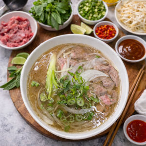 P01. Pho with Rare Beef