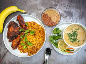 Pasta & Chicken Legs