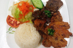 511. Cơm bò nướng (cộng với 1 món)