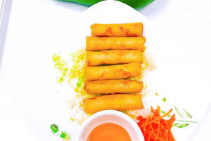102. Deep Fried Chicken & Shrimp Rolls
