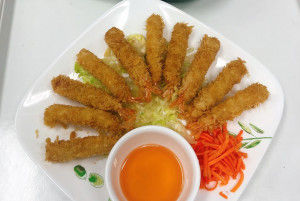 113. Deep Fried Shrimps Tempura