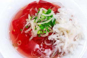 312. Rare Beef & Beef Tripe Rice Noodle Soup