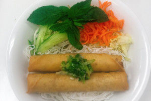 411. Vermicelli with Spring Rolls