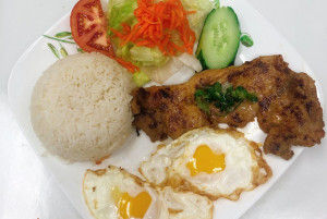 502. Grilled Chicken with Steamed Rice