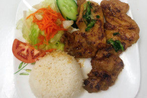504. Grilled Chicken (2) with Steamed Rice