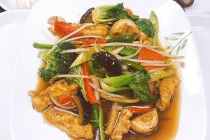 604. Stir Fried Vegetables, Mushrooms & Tofu