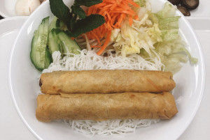 614. Vermicelli with Vegetable Spring Rolls