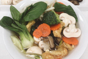 617. Vegetables, Mushrooms & Tofu Udon Noodle Soup