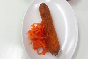 914. Grilled Shrimp Sausage on Sugar Cane (1 Strip)