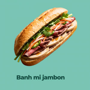Banh mi au jambon