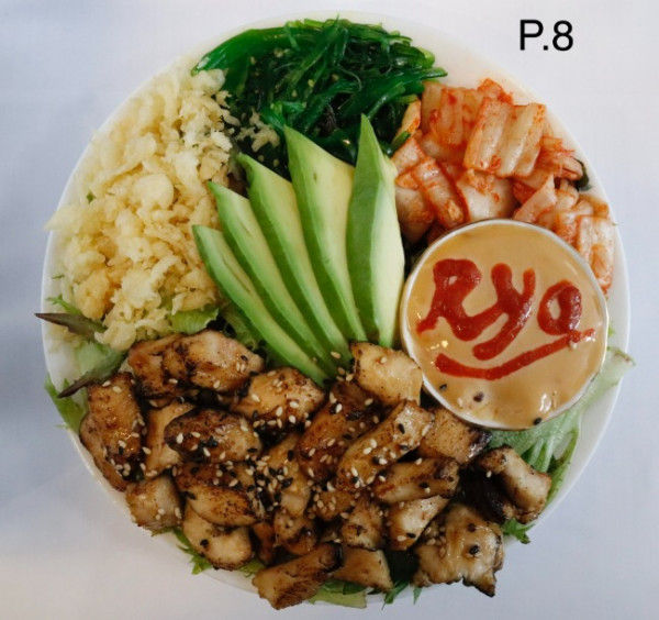 Poke poulet frit croustillant / Poke crispy fried chicken