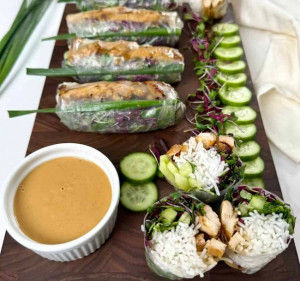 Cuốn gà nướng/ Grill Chicken Fresh roll (2)