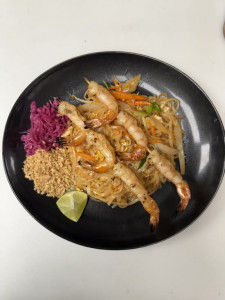 Pad Thai Crevettes grillées / Grilled shrimps 