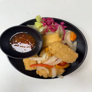 10.Tofu frit avec sel et poivre