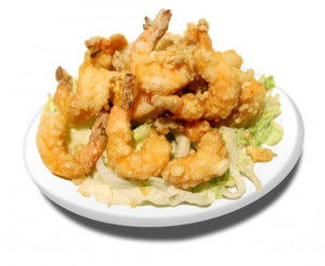 52. Crevettes à l'ail / 蒜蓉虾