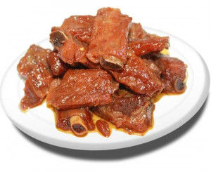 70. Côtes levées avec la sauce à l'ail et miel / 蜜汁干排
