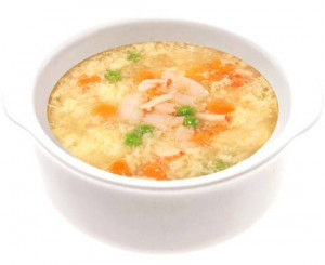 6a. Soupe aux œufs avec fruits de mer / 海鲜汤