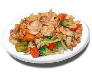 55. Poulet et crevettes avec noix de cajou / 腰果鸡虾