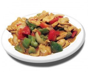 34. Cari Jaune au poulet ou bœuf avec riz / 黄咖喱(鸡)牛
