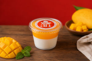 Mango panna cotta
