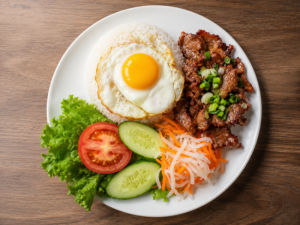 Cơm Heo Nướng/ Grilled Pork