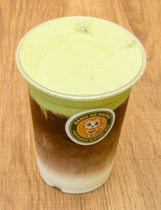 Matcha Coffee Latte