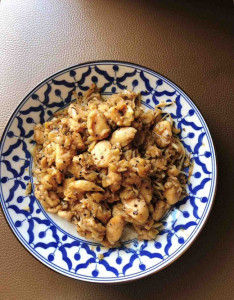 Stir fried Garlic