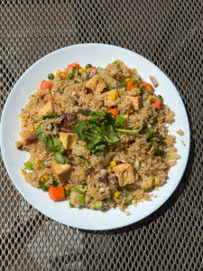 Riz Sauté  au Tofu et aux Légumes / Fried Rice with Tofu and Veggies