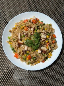 Riz Sauté au Poulet / Fried Rice with Chicken