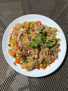 Riz Sauté au Porc BBQ / Fried Rice with BBQ Pork