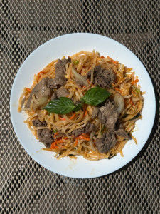 Pad Thai au Boeuf / Pad Thai with Beef