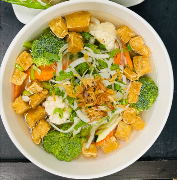 Soupe Tonkinoise aux légumes Tofu végé