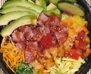 101. Poke Saumon et Thon / Salmon and Tuna