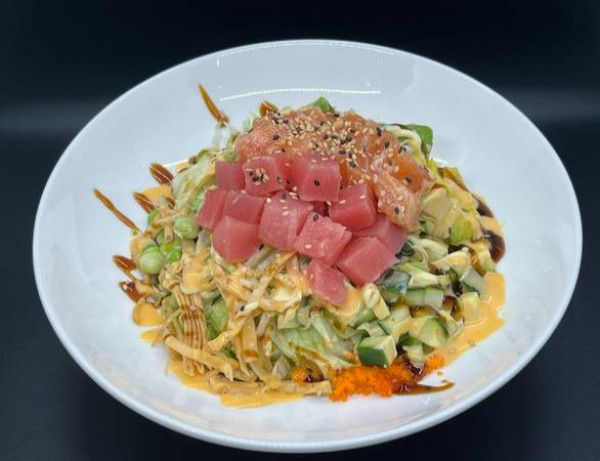 P115.Salmon&tuna(poke bowl)