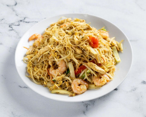 107. Nouilles croustillantes aux crevettes