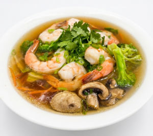 Soupe Tonkinoise aux Crevettes Legumes