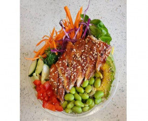 Poké Bol au Anguille Teriyaki