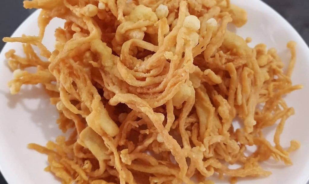 Resep Olahan Jamur Enoki, Jamur Enoki Crispy