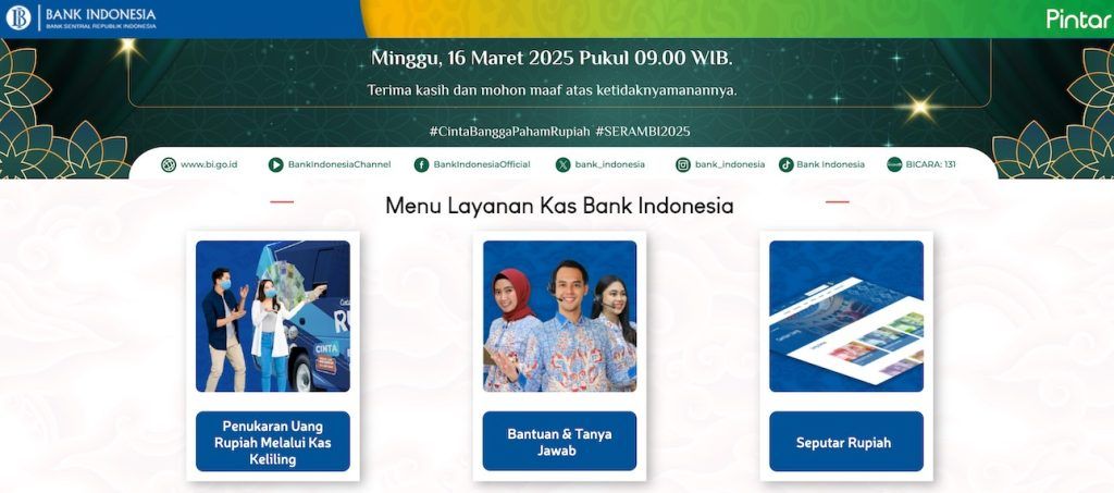 Tukar Uang di Pintar BI 11zon