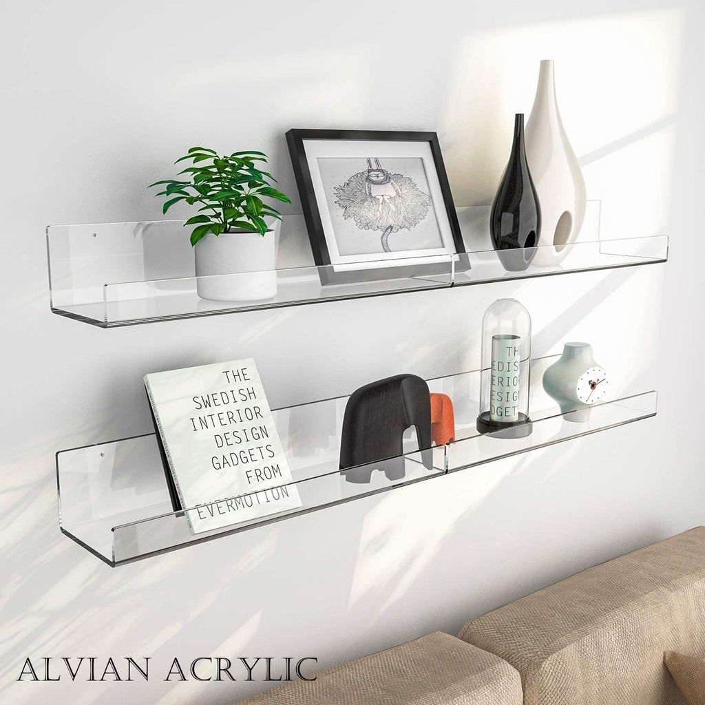 Rak Dinding Acrylic Transparan