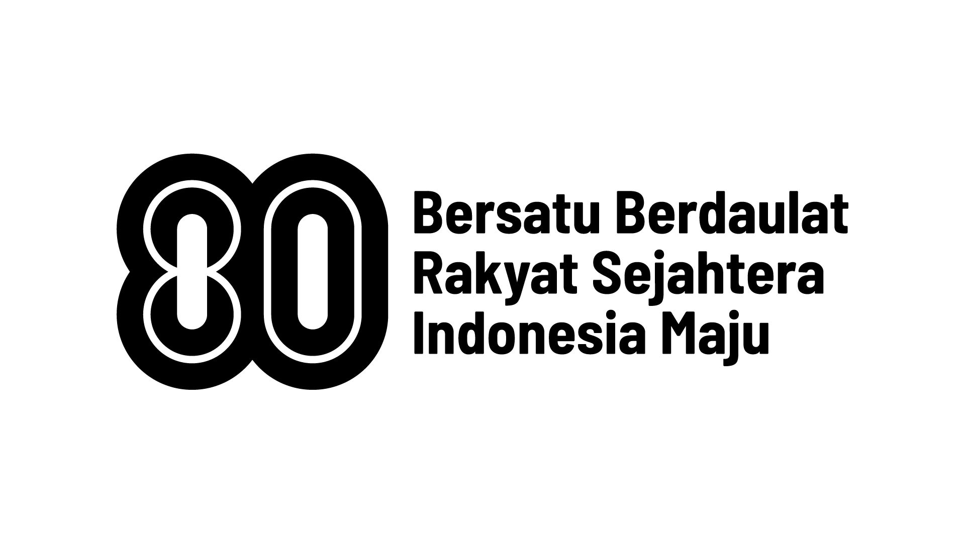 Link Download Logo HUT ke-80 RI Resmi Format JPG, PNG, dan PDF!