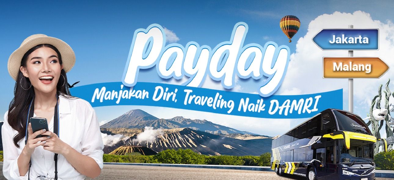 Buruan! Promo DAMRI Payday Deals 2025, Potongan Harga Tiket 20 Persen!