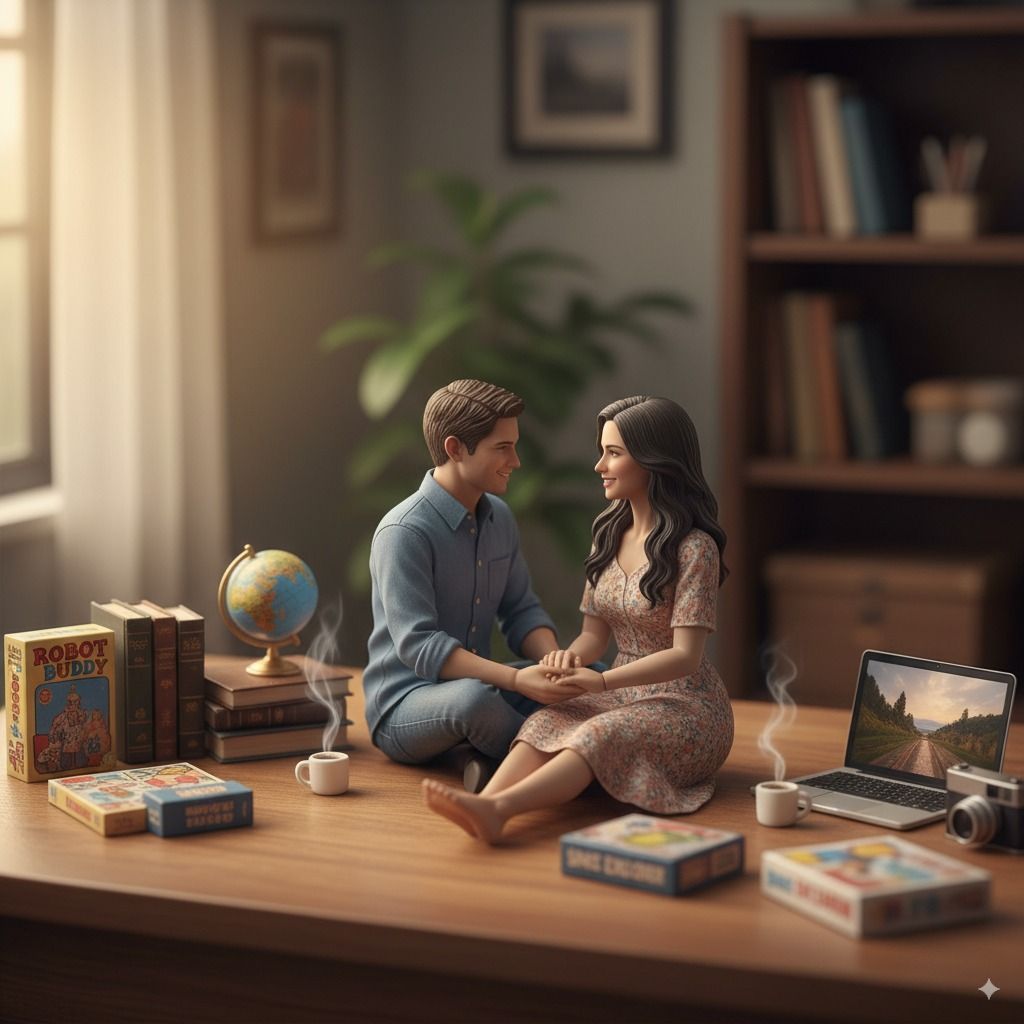 6 Prompt Miniatur AI yang Lagi Viral: Motor, Mobil, Keluarga, Pasangan, dan Lainnya 4 4. Prompt Miniatur untuk Foto Bersama Pasangan