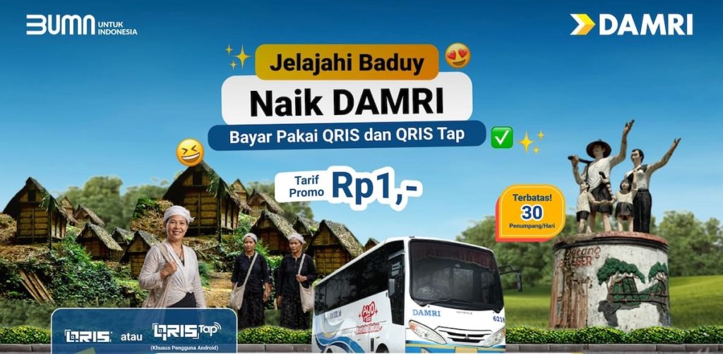 Cara Liburan Murah ke Baduy: Promo DAMRI Mulai Rp1 di Bulan Mei 1 Cara Liburan Murah ke Baduy: Promo DAMRI Mulai Rp1 di Bulan Mei