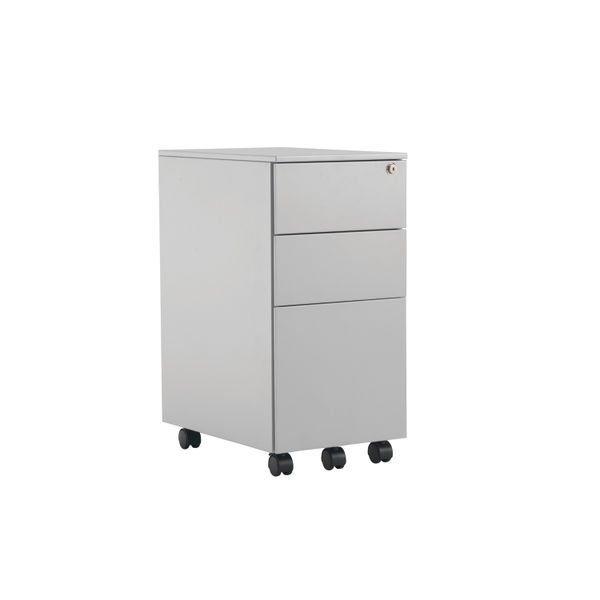 Jemini 3 Drw Mobile Pedestal Silver