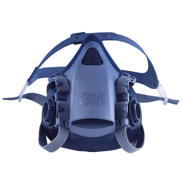 3M 7502 Silicone Half Mask Blue L
