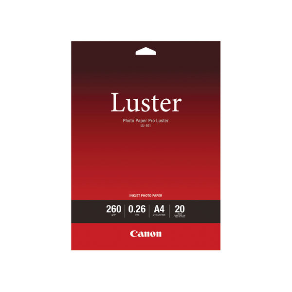 Canon A4 Photo Paper Pro Lustre Pk20