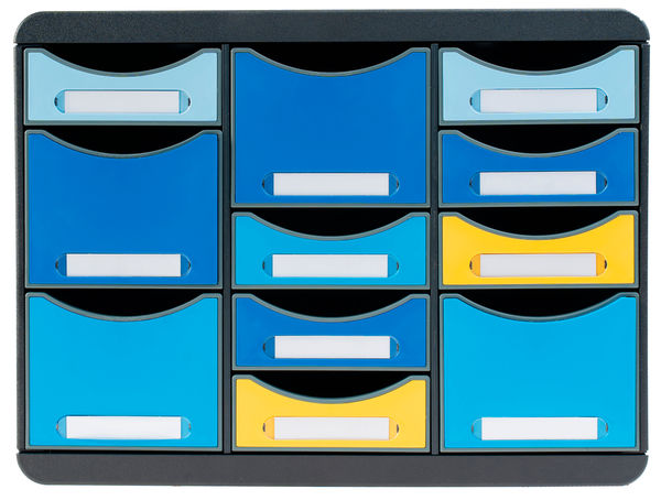 Exacompta Bee Blue Store Box Multi